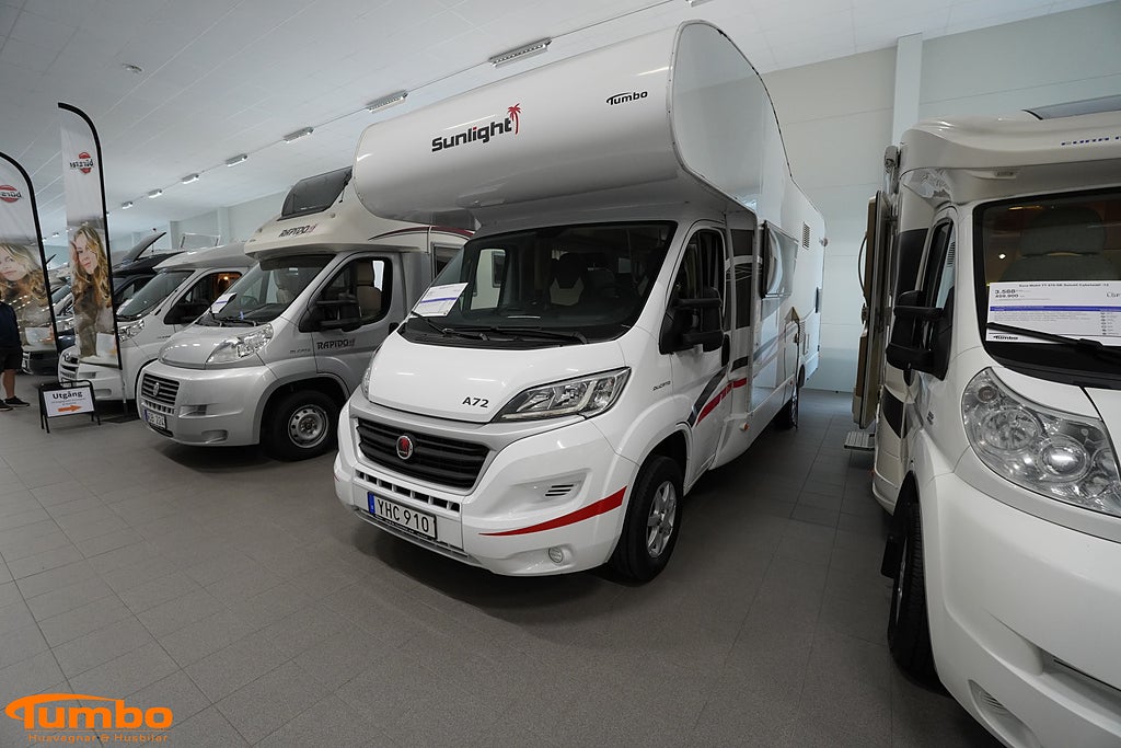 Sunlight A 72 Barnkammare, 6 åkande