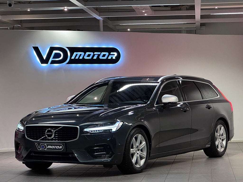 Volvo V90 D4 Aut R-Design Navi B-Kam Fartpilot Drag 190hk