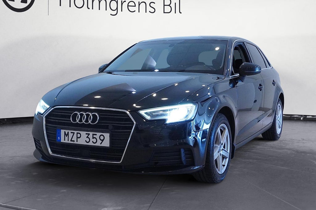 Audi A3 Sportback 1.5 TFSi Manuell, 150hk, Adaptiv Farth, Navi | Ränta
