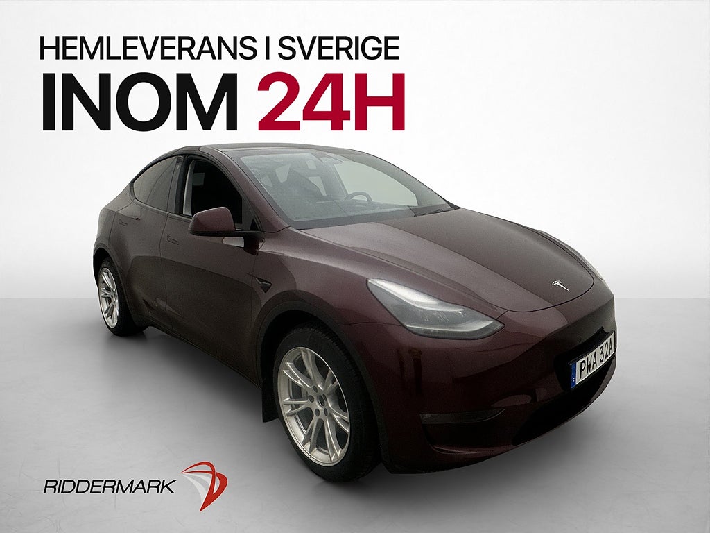 Tesla Model Y Long Range AWD Svensksåld MOMS Dragkrok