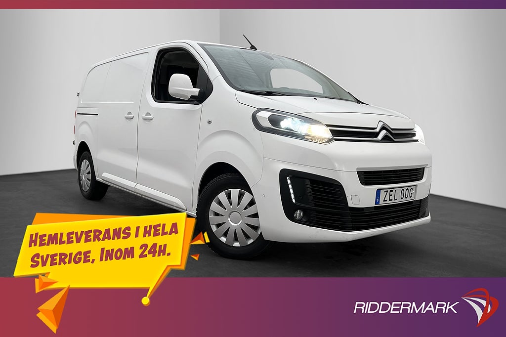 Citroën jumpy 2.0 122hk Pro+ Drag 3-Sits Kamera CarPlay MOMS