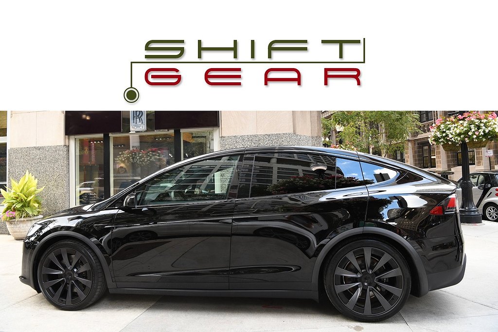 Tesla Model X PLAID MOMS 6sits FSD 22tum All Black *FULLUTR*