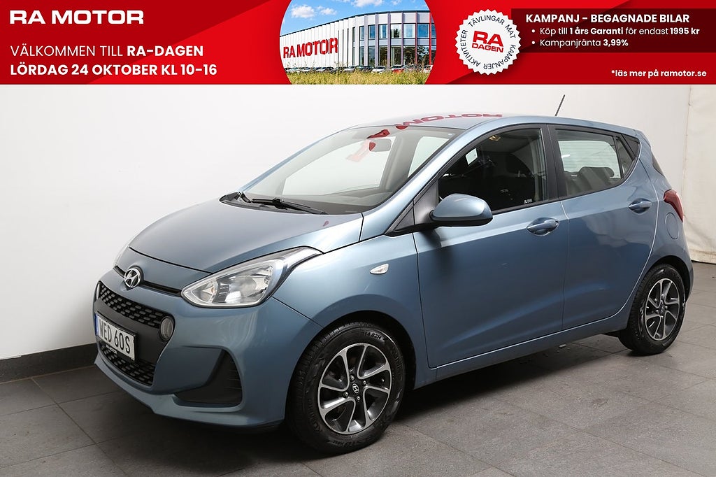 Hyundai i10 1,0 67hk Trend 5D  I Carplay I P-sensor I Motorvärmare 2019
