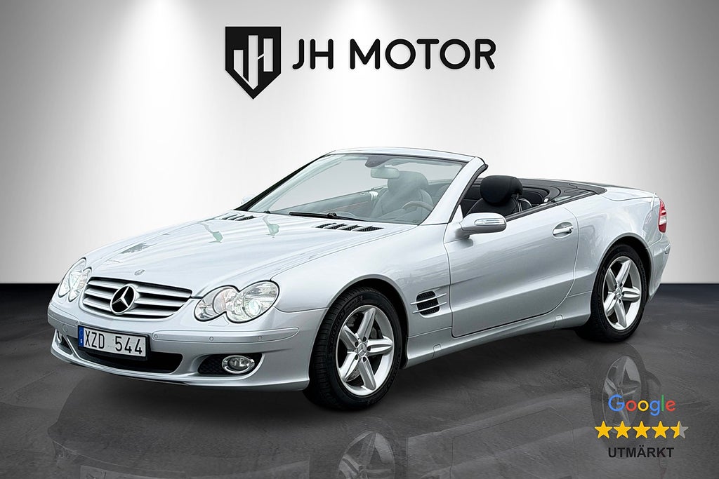 Mercedes-Benz SL 500 V8 388hk Svensksåld MKT FINT SKICK / LÅGMIL / BOSE