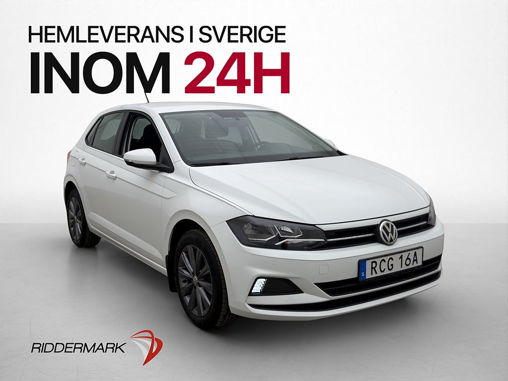 Volkswagen Polo 1.0 TSI 95hk Bluetooth Farthållare AC