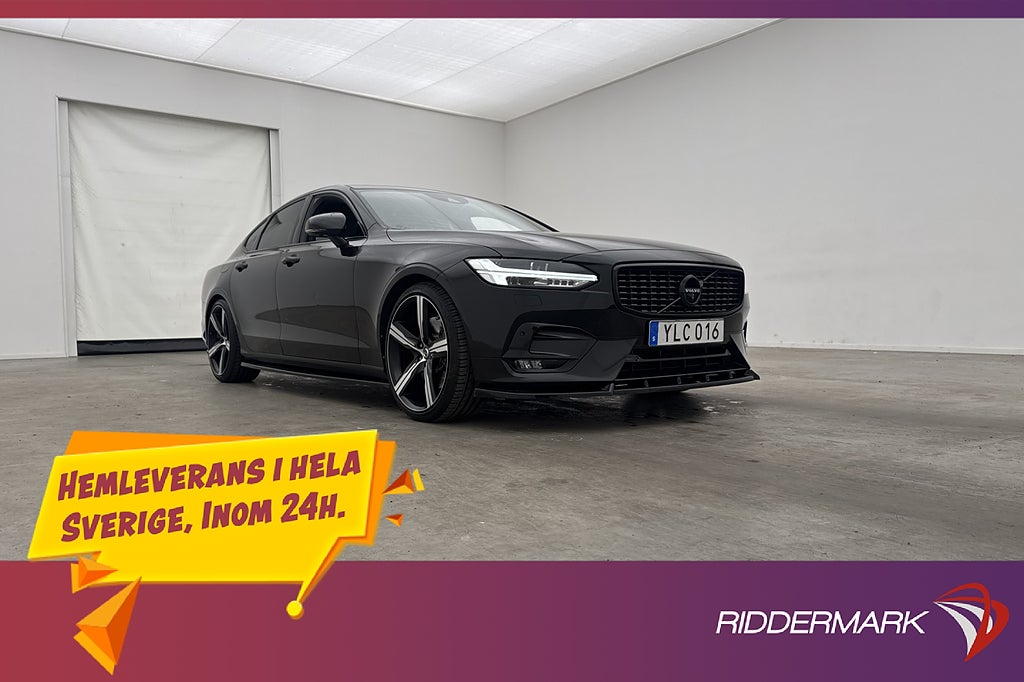 Volvo S90 T6 AWD 320hk R-Design VOC Maxton Taklucka 360° HUD