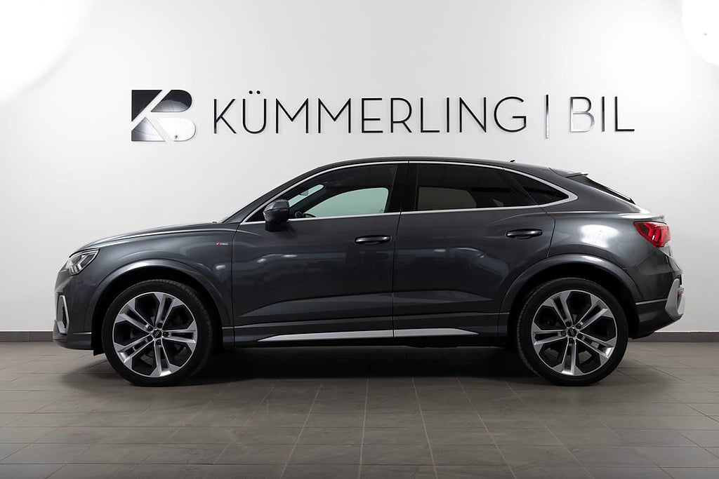 Audi Q3 Sportback 45 TFSI quattro S Line Dragkrok / Cockpit