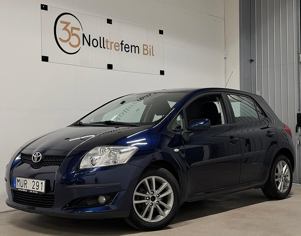 Toyota Auris 5-dörrar 1.6 Dual VVT-i NyServ,Nybes 1Ägare Lågmil