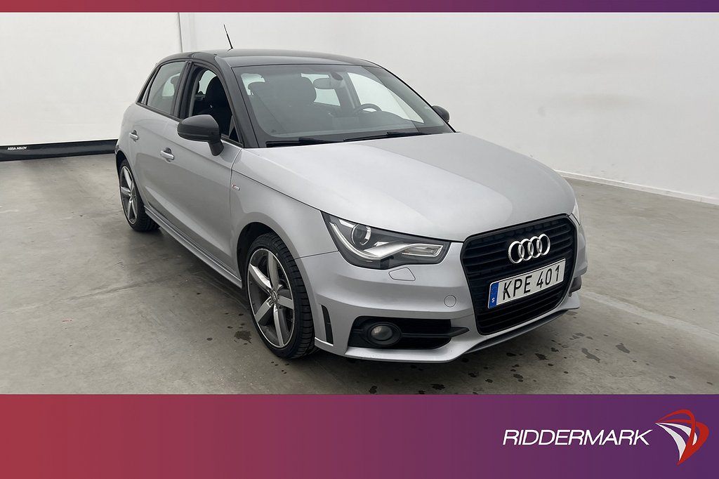 Audi A1 Sportback 1.2 TFSI 86hk S-Line Farthållare Bluetooth