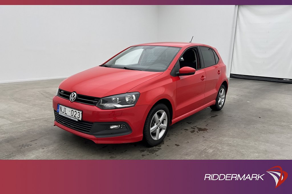 Volkswagen Polo 1.2 TSI 90hk R-Line Sensorer Farthållare