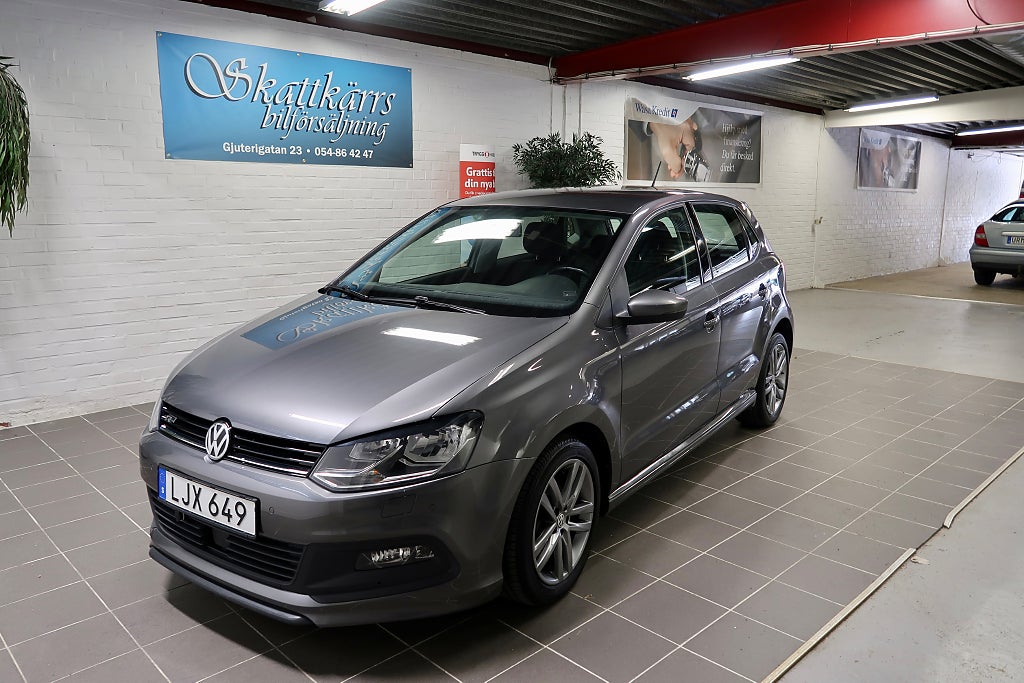 Volkswagen Polo 5-dörrar 1.2 TSI Aut R-line 4400 mil 1 Ägare