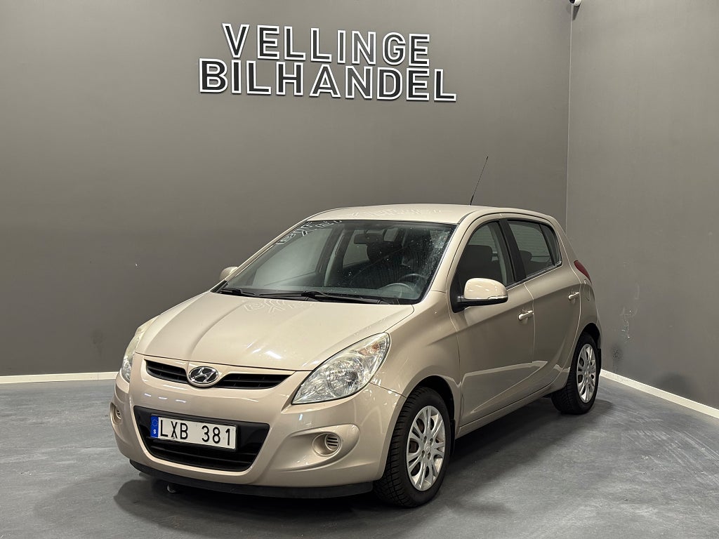 Hyundai i20 5-dörrar 1.4 Select Euro 5 LÅG MILAD 