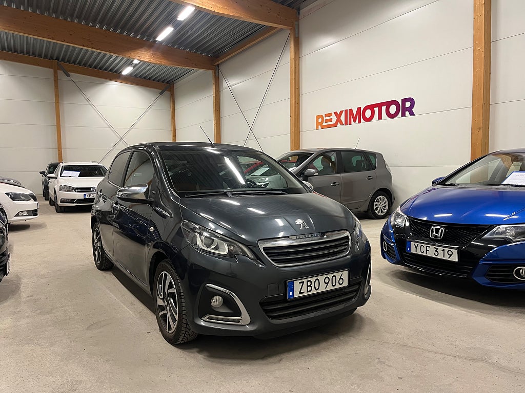Peugeot 108 TOP! 5-dörrar 1.2 VTi Euro 6