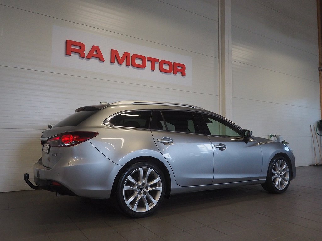 Mazda 6 Wagon 2.2 SKYACTIV-D 175hk Optimum | Drag | Navi | 2014