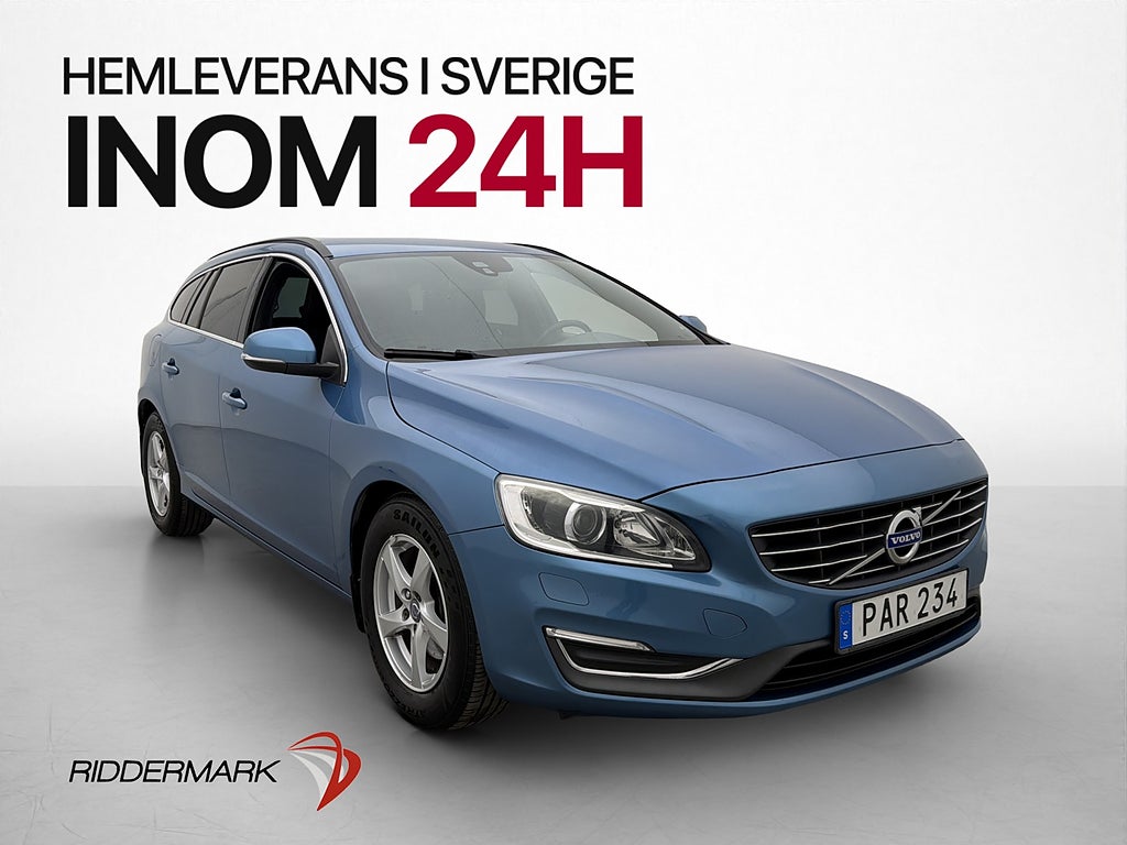 Volvo V60 D3 136hk Momentum Värmare Farthållare Dragkrok