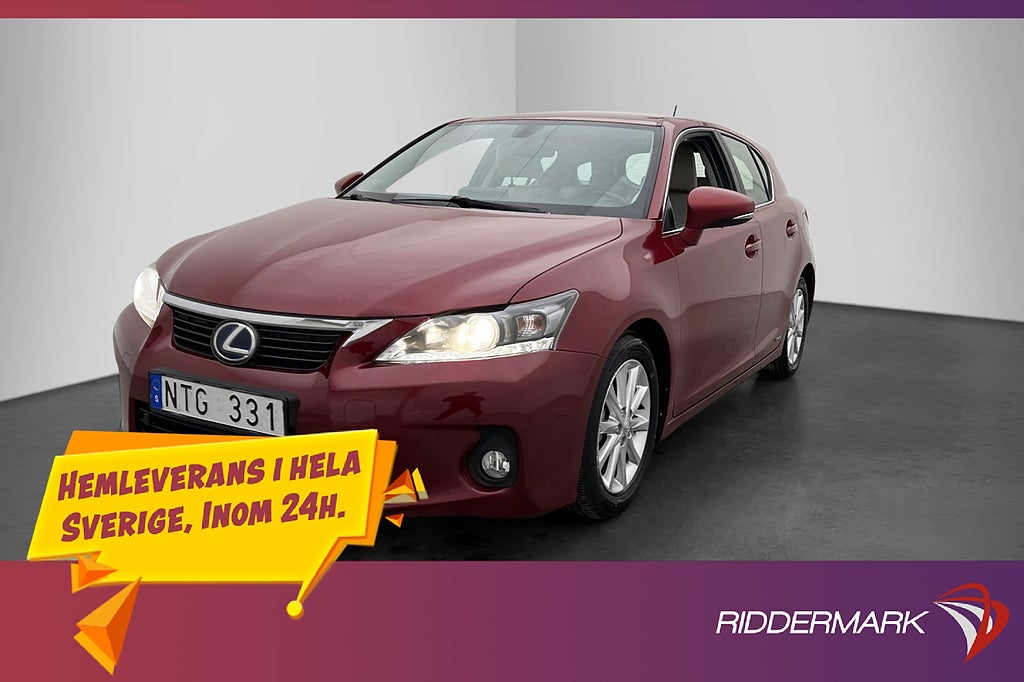 Lexus CT 200h Executive Värmare Kamera Navi Skinn