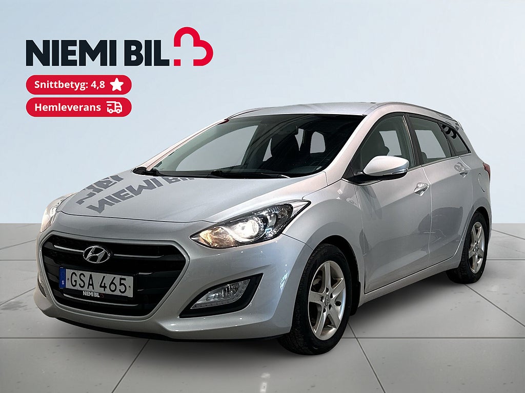 Hyundai i30 Kombi 1.6 CRDi Comfort Drag Rattvärme MoK S/V-hjul