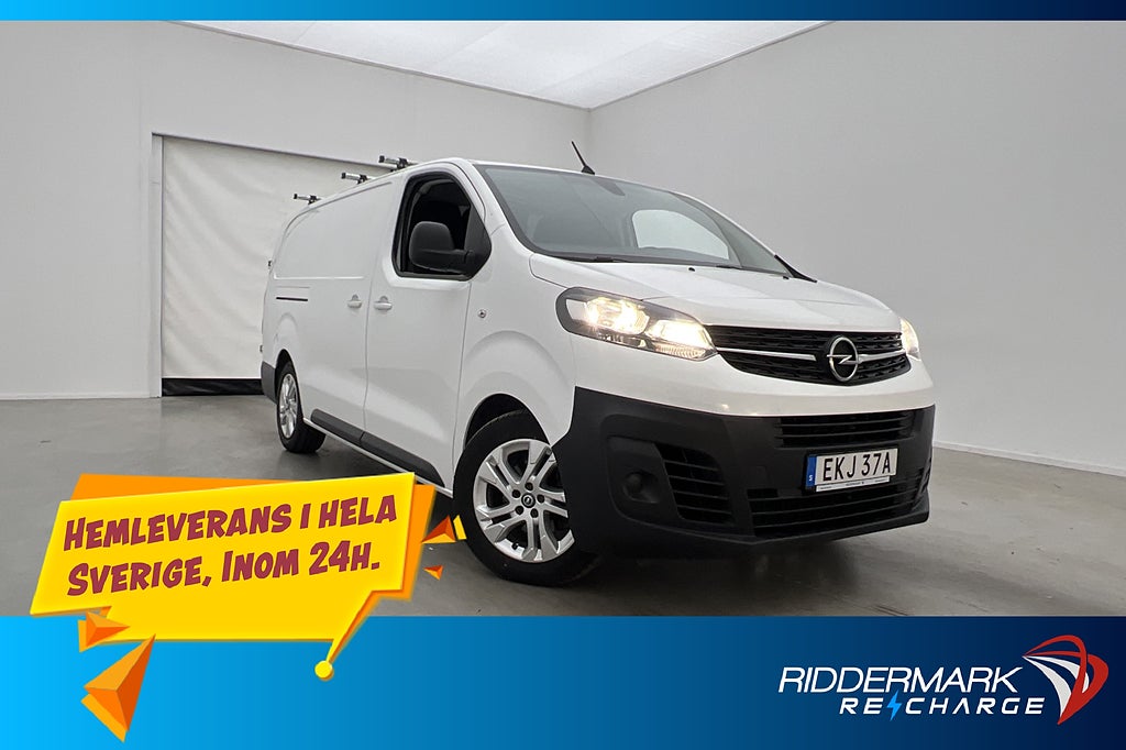 Opel Vivaro-e L3 136hk Dragkrok B-Kamera 3-Sits CARPLAY Moms