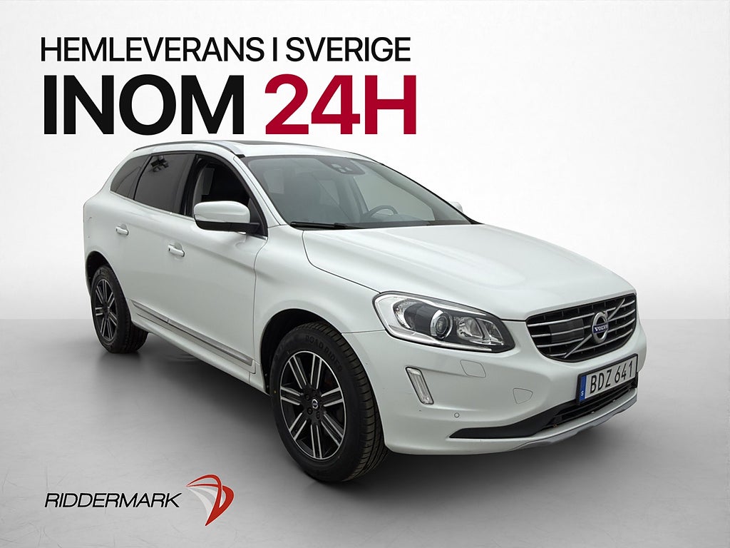 Volvo XC60 D4 AWD Summum Classic Pano VOC Värm Kamera Skinn