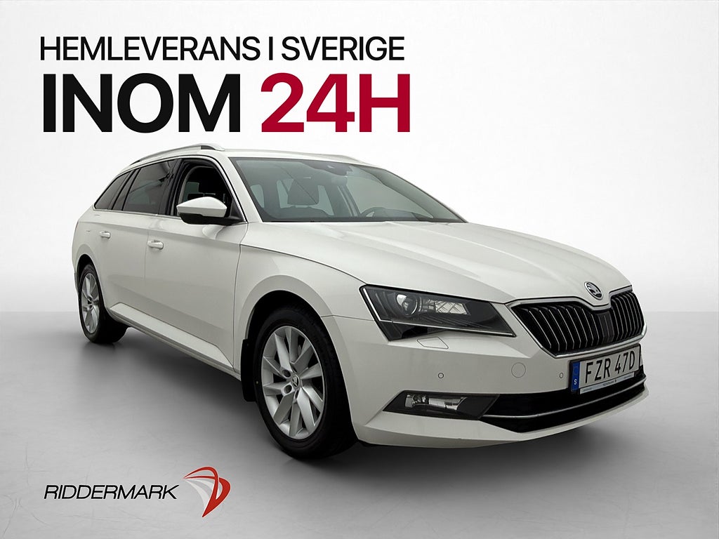 Skoda Superb 1.5 TSI Style Värmare Drag Kamera Canton Skinn