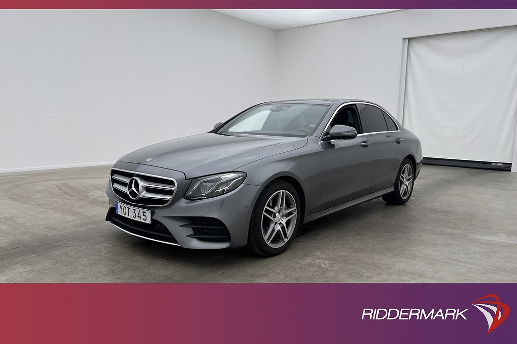 Mercedes-Benz E 220 d Sedan 194hk AMG Pano Wide HUD Värm 360