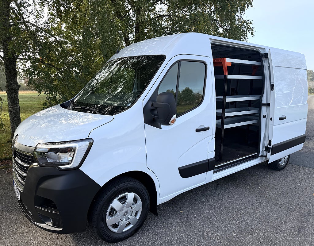 Renault master 150 dCi Högskåp L2 H2 Verkstadsinredning, Drag, Värmare