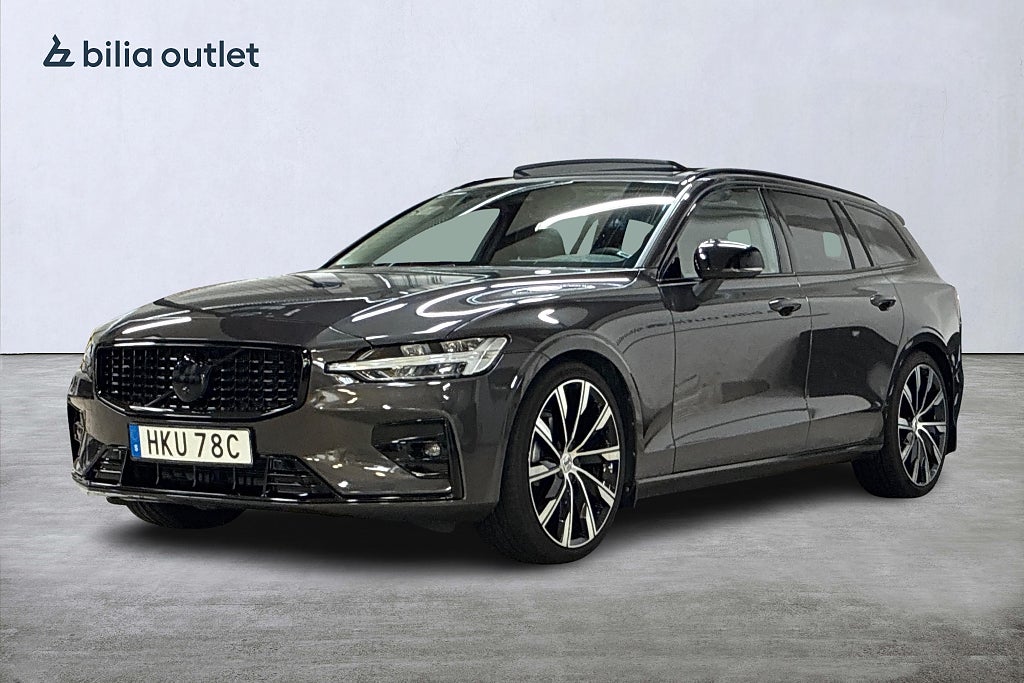 Volvo V60 B4 Diesel Ultimate Dark 197hk Panorama HuD H/K Drag 360