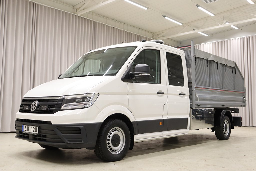 Volkswagen Crafter TDI 4M 177HK Servicebil Tippflak 2800Mil