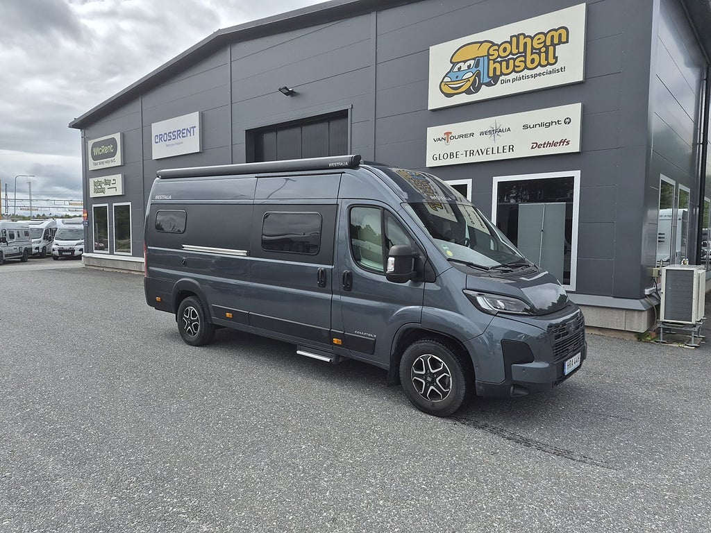 Westfalia Columbus 640E 180 hk, drag, aut, litium, solcell, vattenburen vä