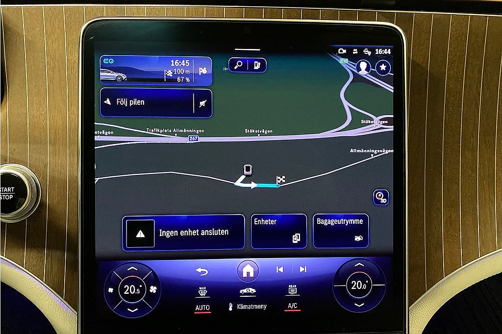 Mercedes-Benz EQE 350 89 kWh, 292hk, Designo ljus inredning