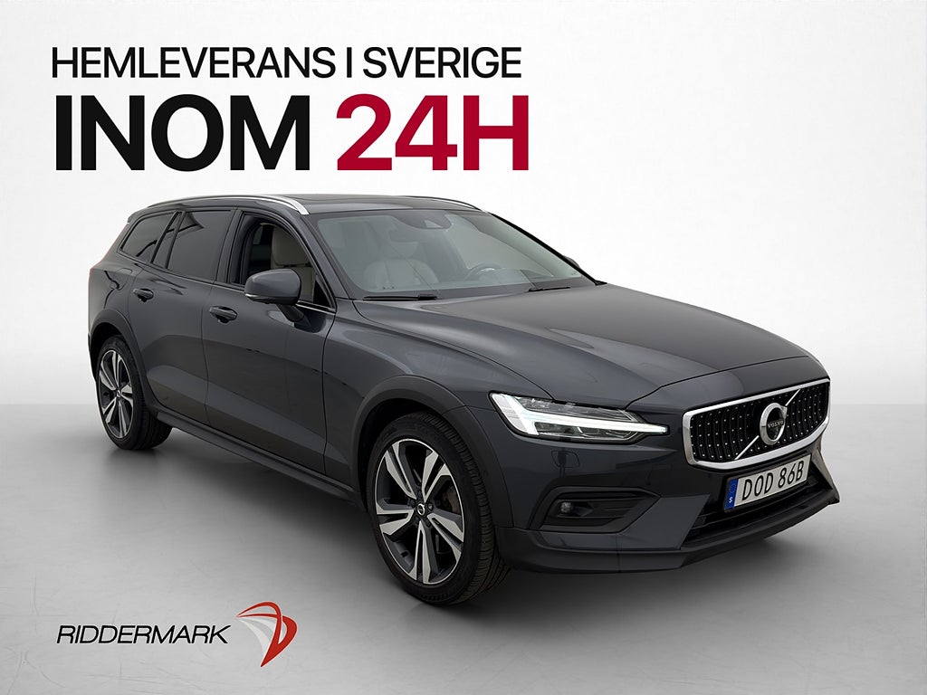 Volvo V60 Cross Country D4 190hk AWD Pano B&W Skinn 360° HUD