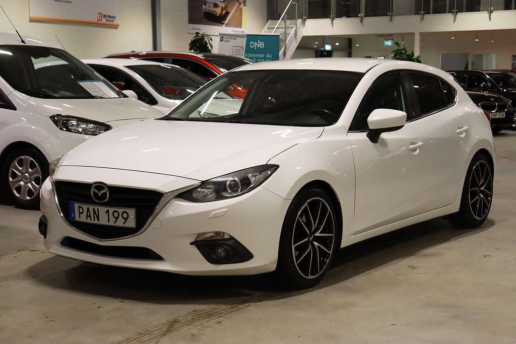 Mazda 3 Sport 2.0 SKYACTIV-G 120HK Dragkrok/Navi/Nyservad