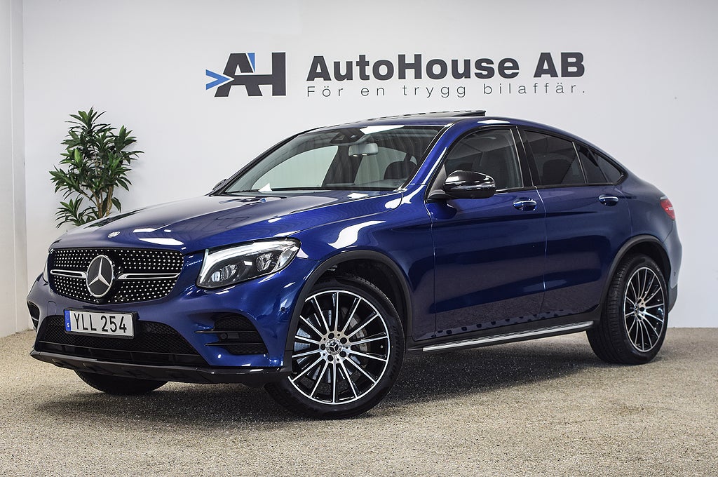 Mercedes-Benz GLC 250 Coupé 4M AMG Line Värmare Glastak 360 Burmester