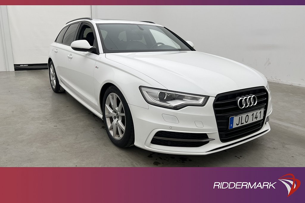 Audi A6 2.0 TDI Full S-Line Panorama Värmare Skinn/Alcantara