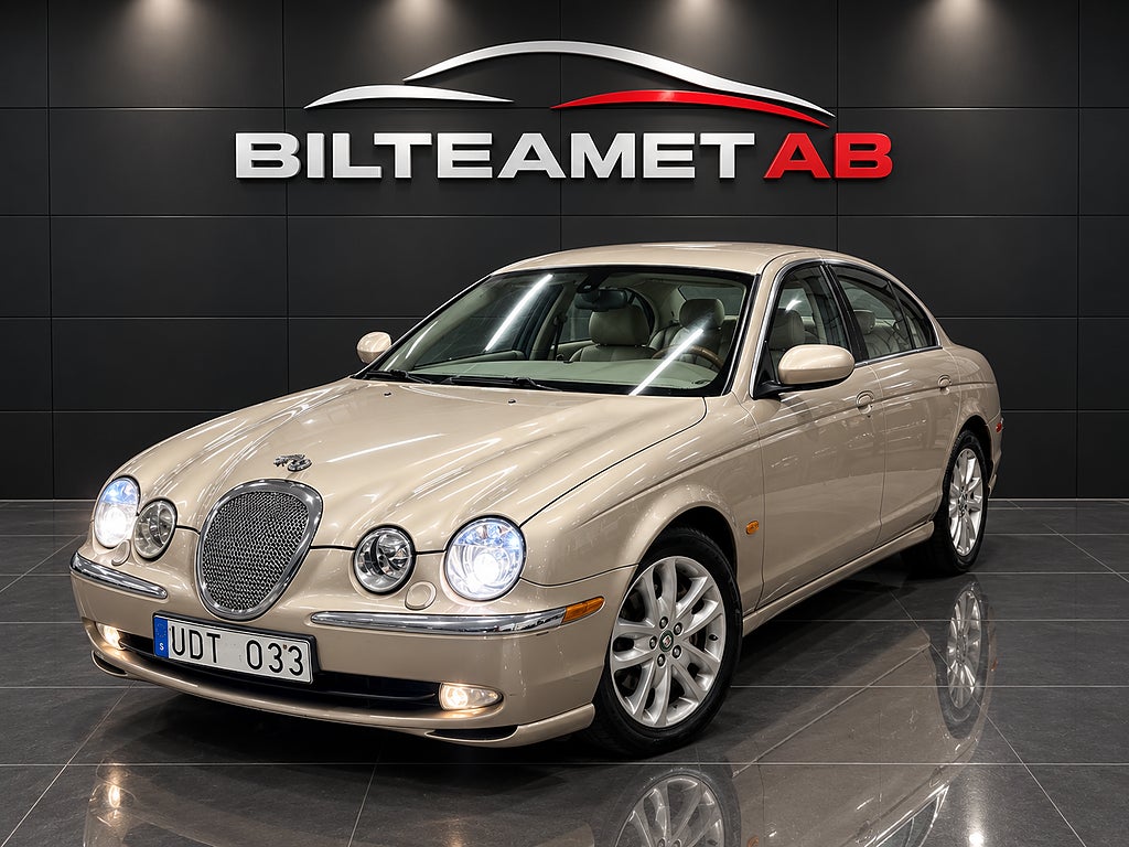 Jaguar S-Type 3.0 V6 FullUtrsning Skinnsäte Navi Automat Exsulive 