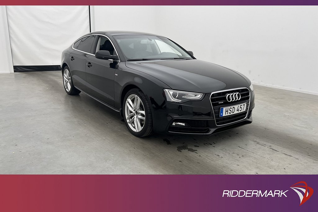 Audi A5 Sportback TDI Q 177hk S-Line Sensorer RS-Ratt