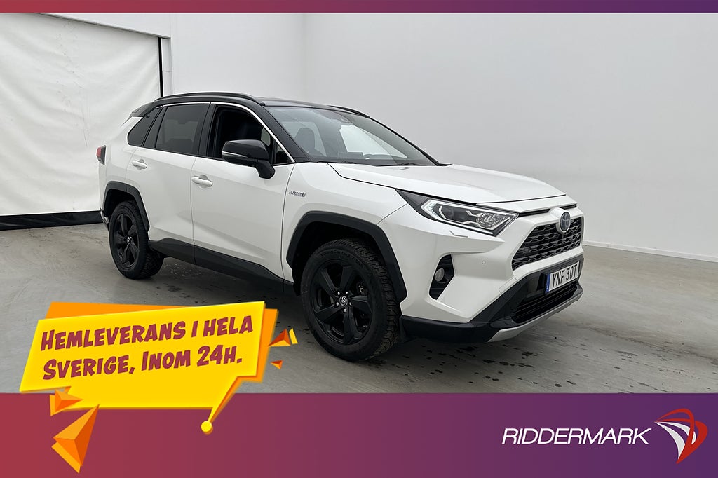Toyota RAV4 Hybrid 222hk AWD Style JBL 360° Kamera Rattvärme