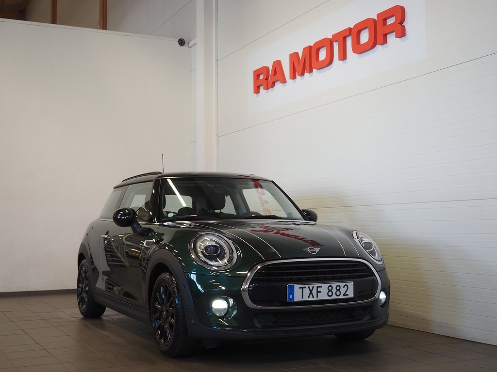 MINI Cooper 3-dörrars 136hk H/K P-Sensorer 2019