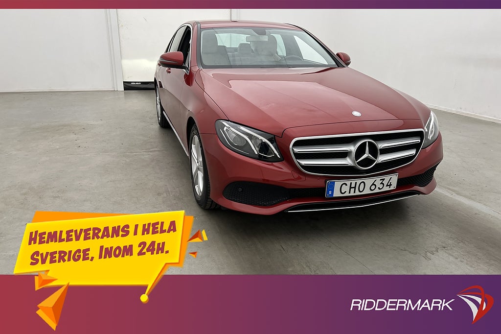 Mercedes-Benz E 220 d 194hk Avantgarde Drag Kamera Halvskinn