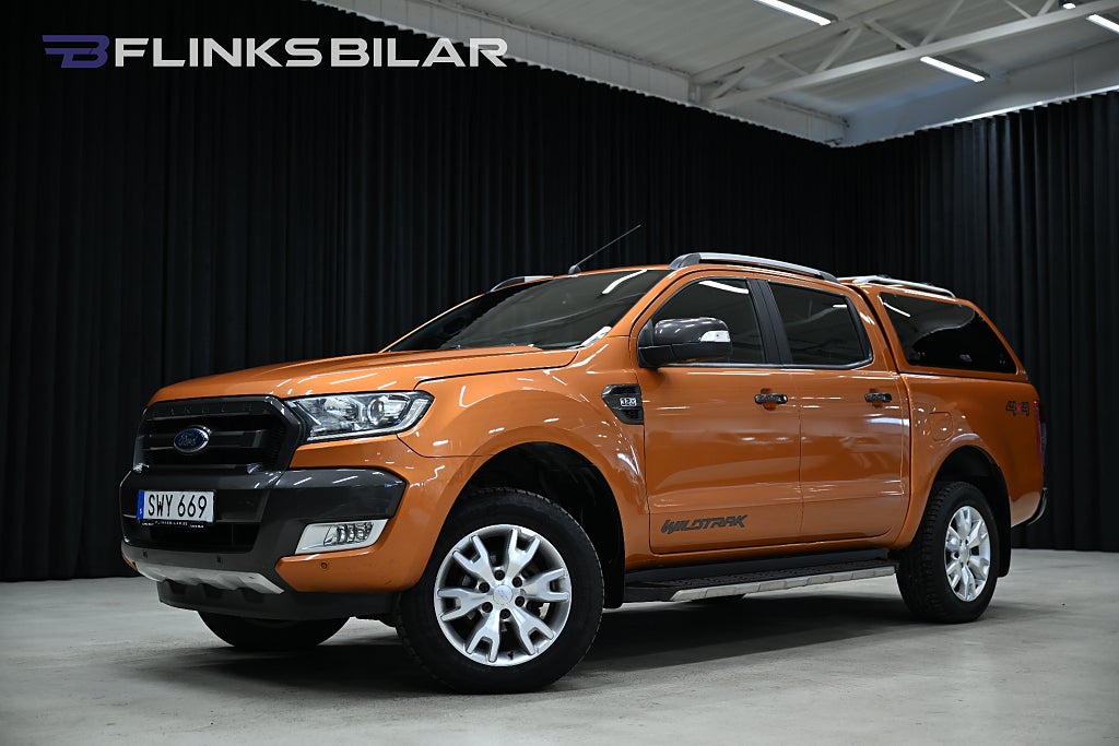 Ford ranger 3.2 TDCi 200HK Automat|Wildtrack|Kåpa|Leasbar|SeUtr!!