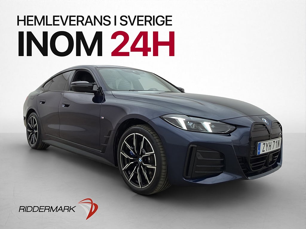 BMW i4 M50 xDrive Gran Coupé 544hk Värm H/K Dragkrok Kamera