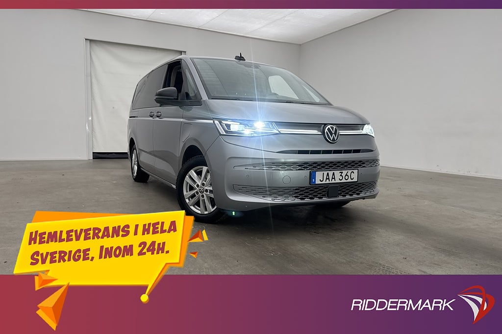 Volkswagen Multivan Lång eHybrid Plus Värm Pano El-Dörr Moms