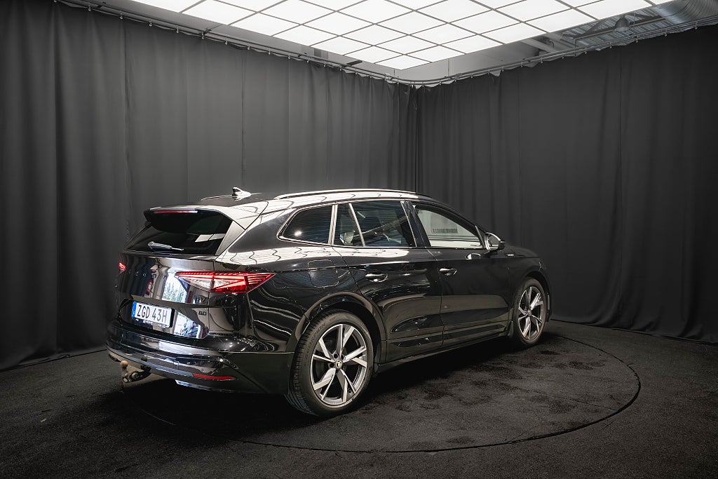 Skoda Enyaq iV 80 SPORTLINE DRAG KAMERA ELSTOL 1-ÄGARE MOMS 204hk