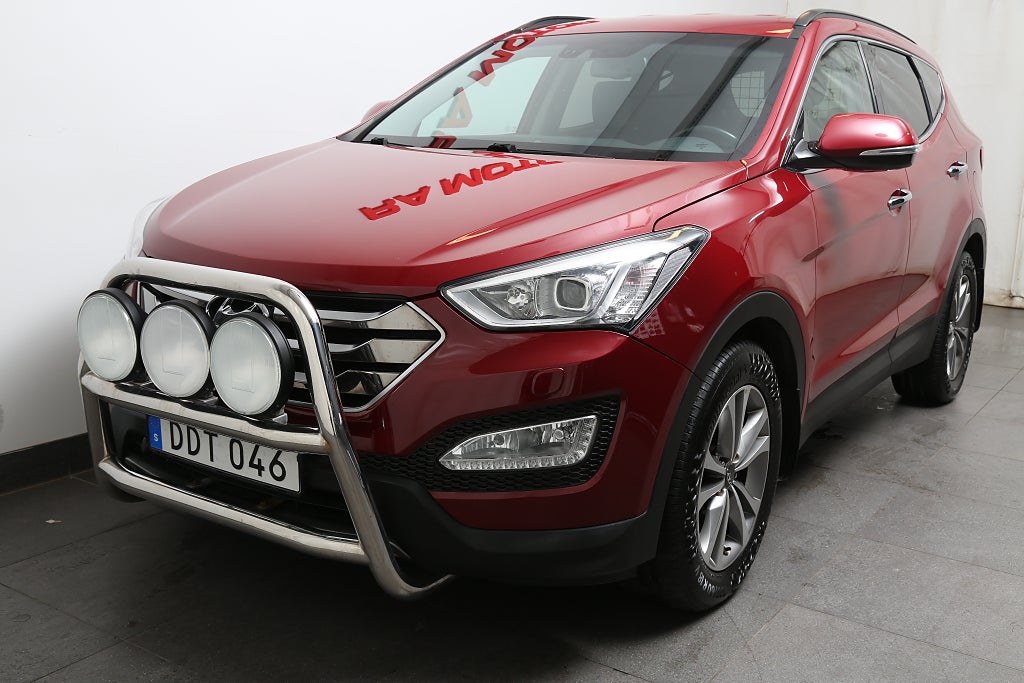 Hyundai Santa Fe 2,2 CRDi 197hk Premium AWD Aut Navi Skinn Motorv Drag 2015
