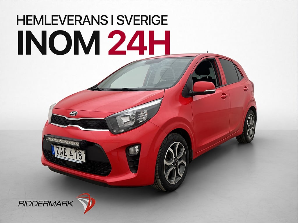 Kia Picanto 1.0 MPI Manuell 67hk Advance Rattvärme LED-ramp