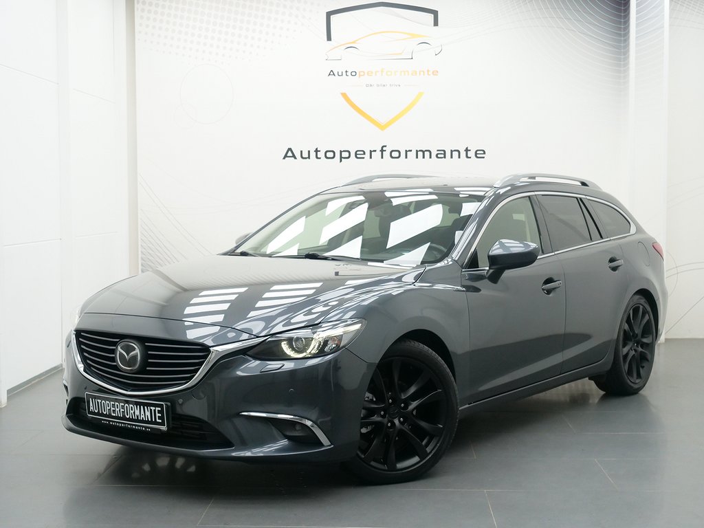 Mazda 6 Wagon 2.2 SKYACTIV-D HuD Bose Drag Värmare 175hk