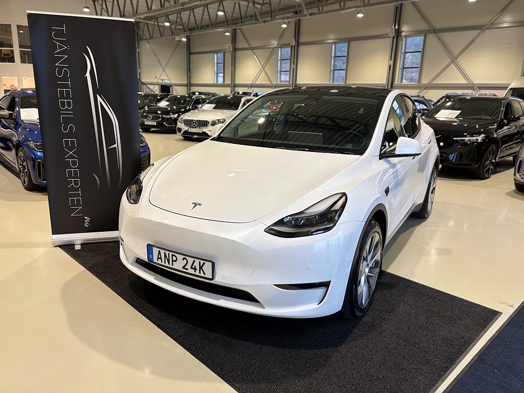 Tesla Model Y Long Range AWD 514hk *Vinterhjul*En Ägare*