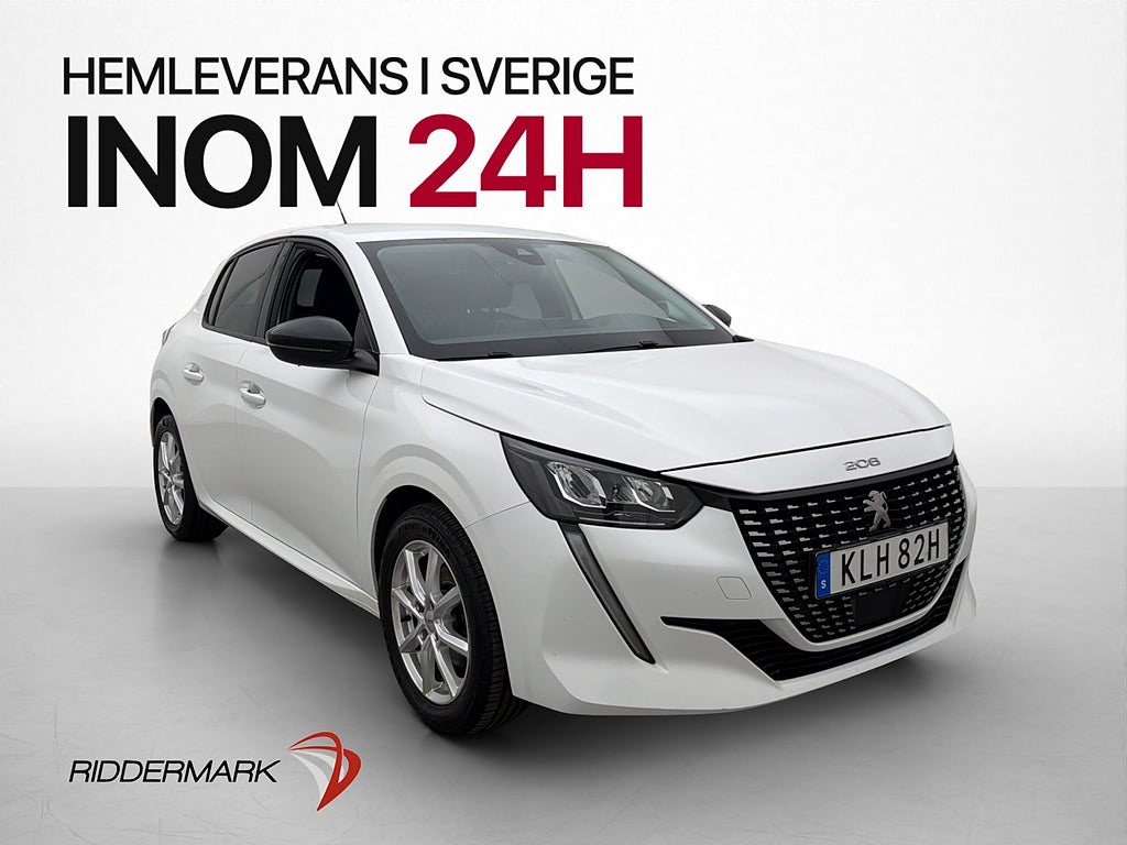 Peugeot 208 1.2 PureTech 100hk Allure Cockpit Kamera CarPlay