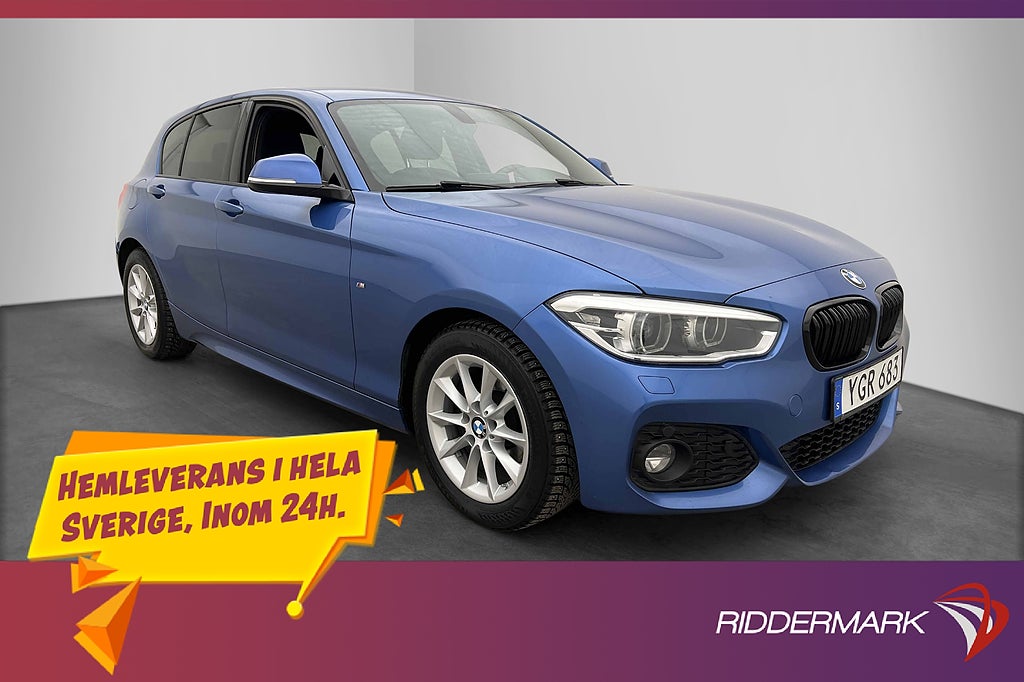 BMW 118I M Sport Alcantara M Ratt Sportstolar P-Sensorer LED