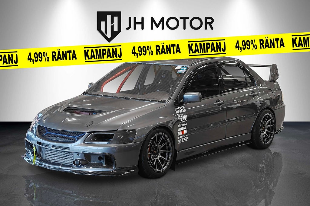 Mitsubishi Lancer Evolution VIII RS 2.3l AWD 623WHP PÅKOSTAD BANBIL